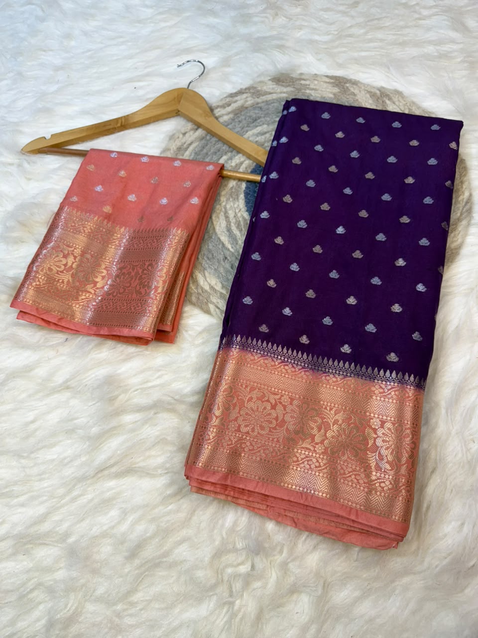 Premium Banarasi Katan Silk Dyble Saree